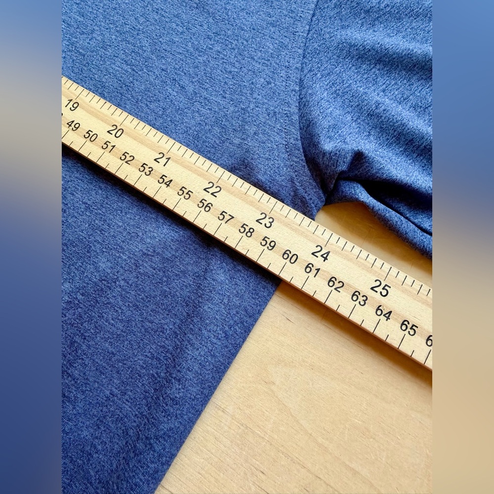 Rhoback "The Annapolis" Performance Polo – Heather Blue – Men's XL – EUC - Picture 7 of 8